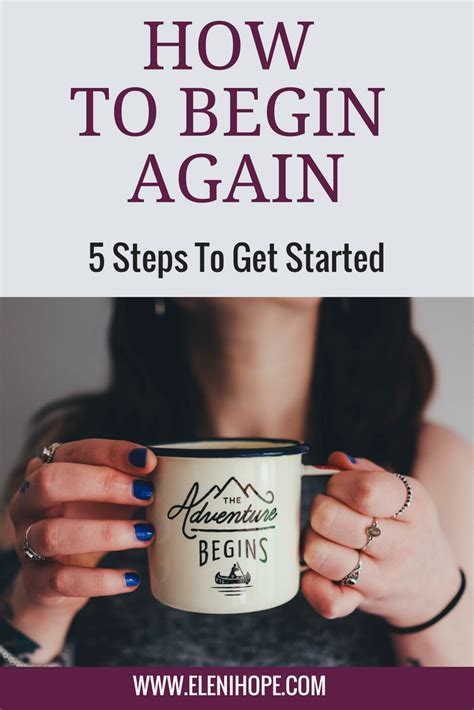 turning back into a kid and starting over|How to Begin Again